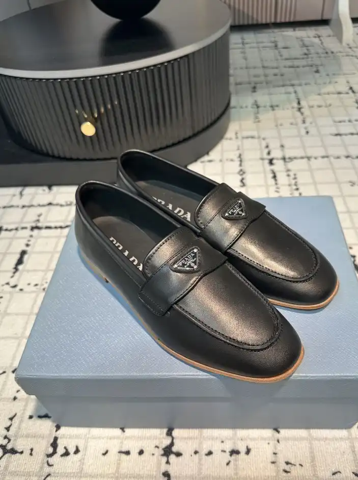 hype Prada Leather Shoes