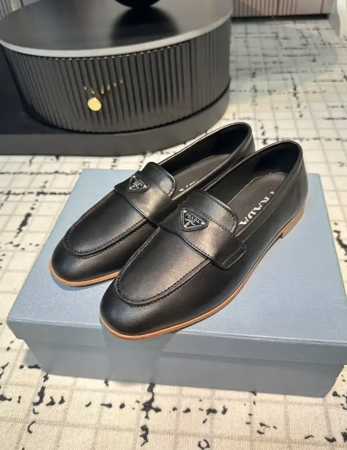 hype Prada Leather Shoes