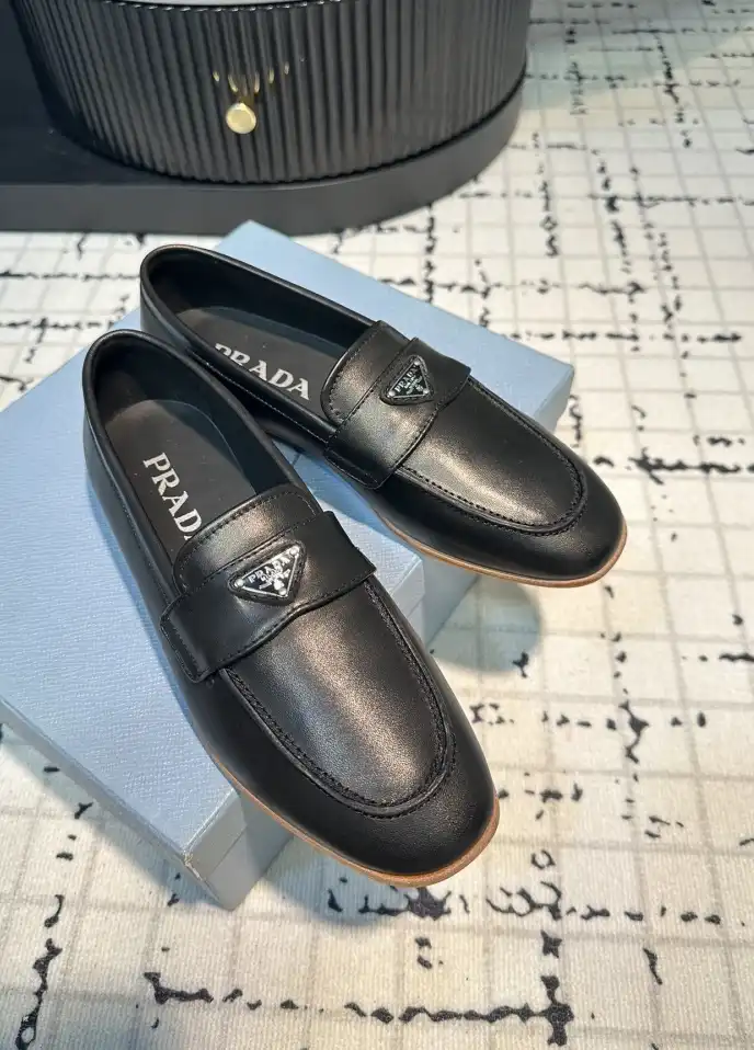 hype Prada Leather Shoes