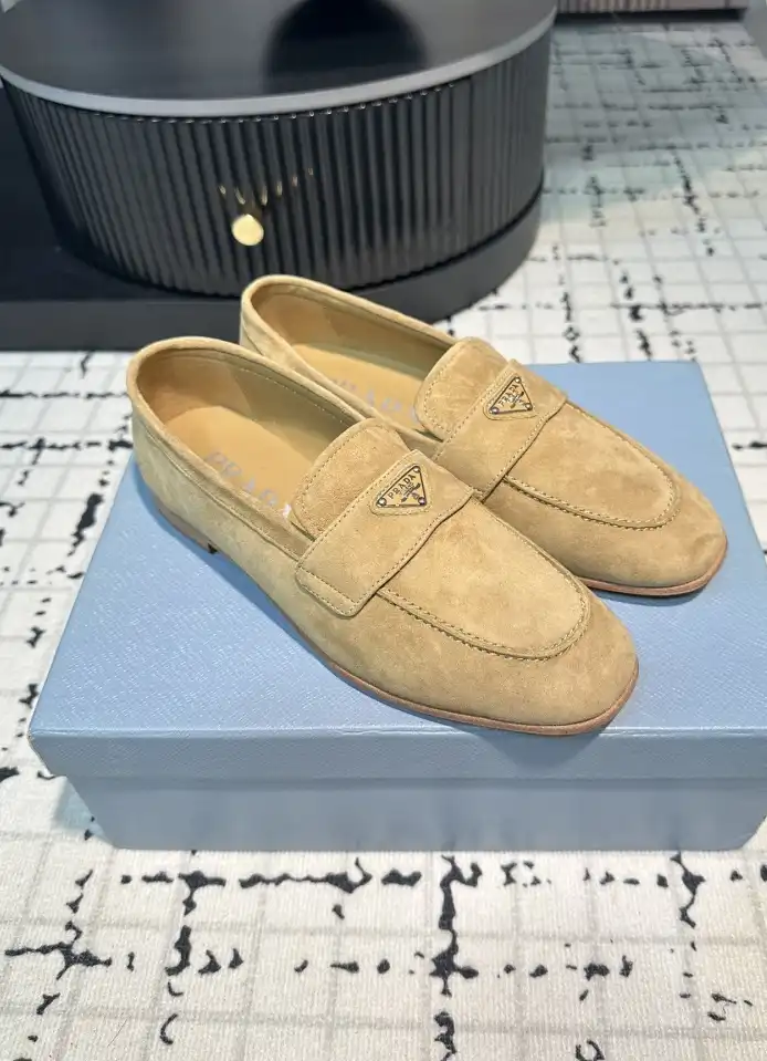 hype Prada Leather Shoes