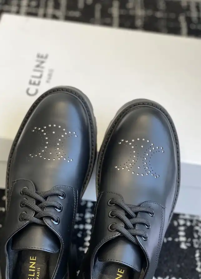 hype Celine Leather Shoes