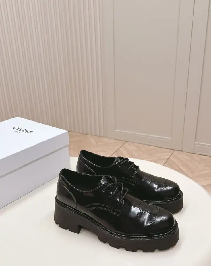 hype Celine Leather Shoes