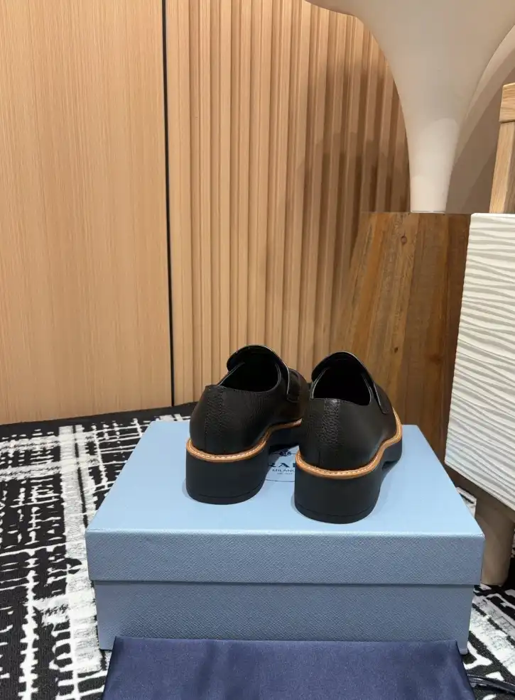 hype Prada Leather Shoes