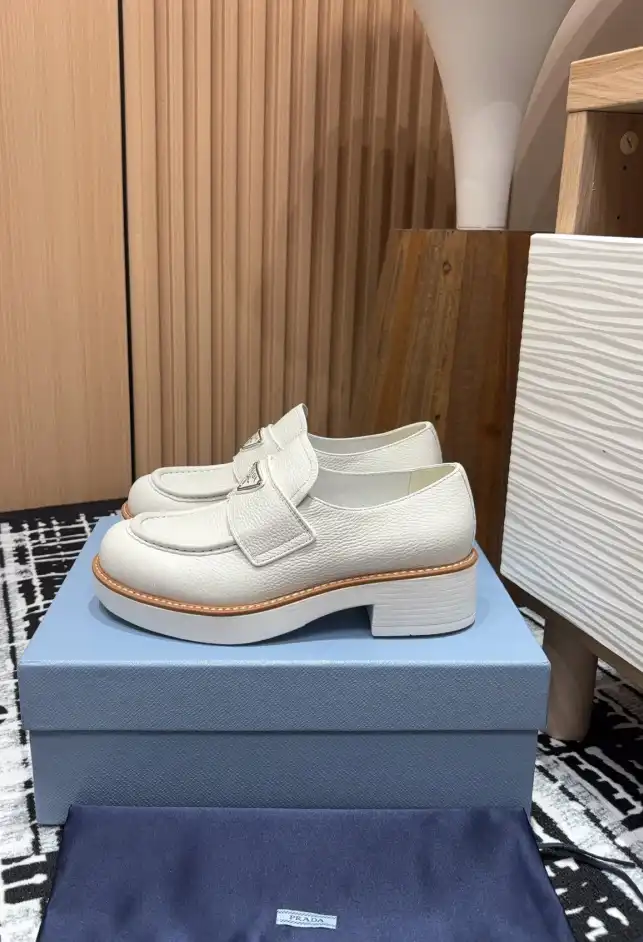 hype Prada Leather Shoes