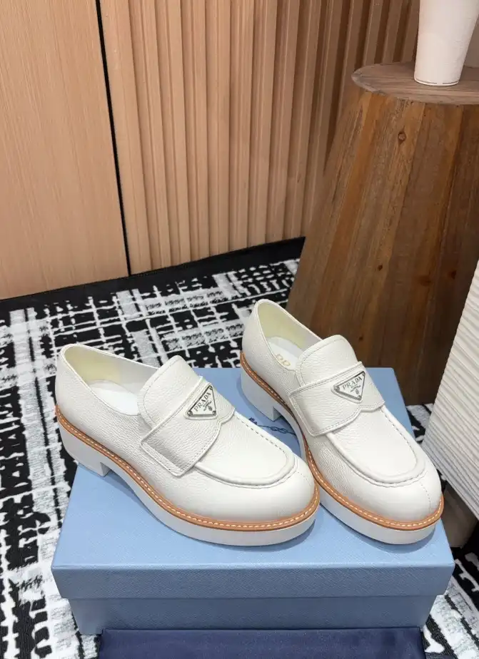 hype Prada Leather Shoes