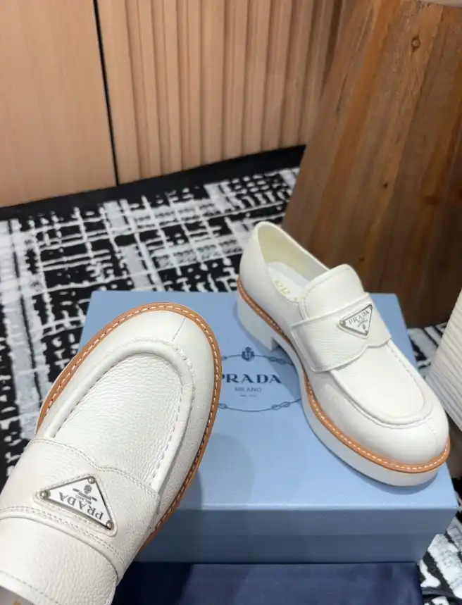 hype Prada Leather Shoes