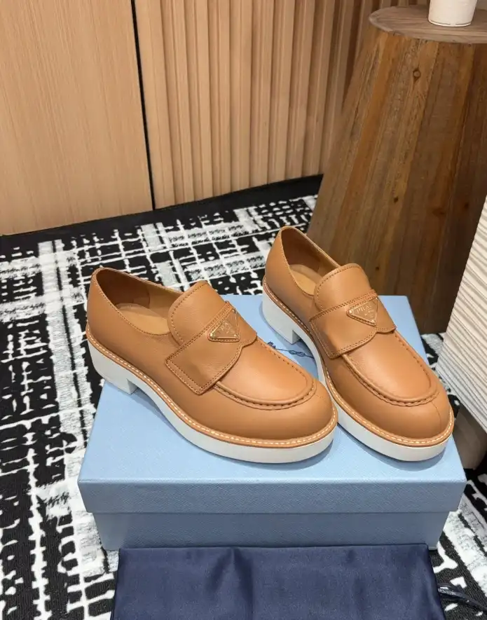 hype Prada Leather Shoes