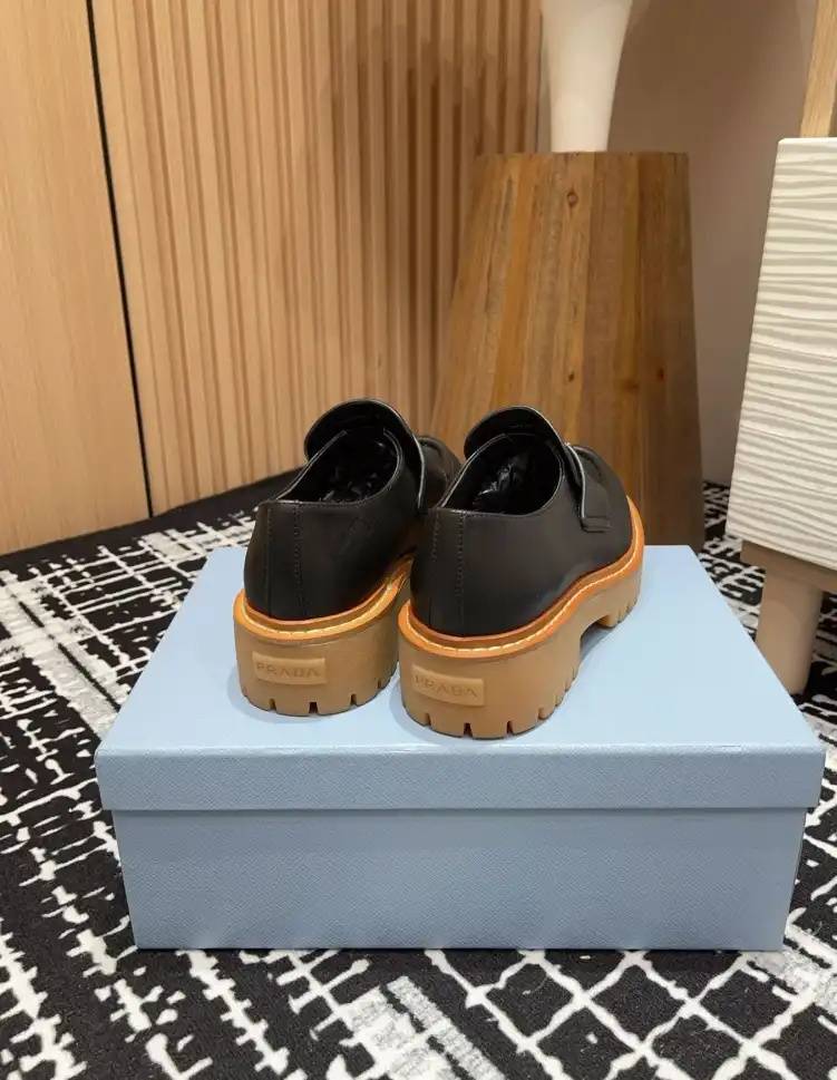 hype Prada Leather Shoes