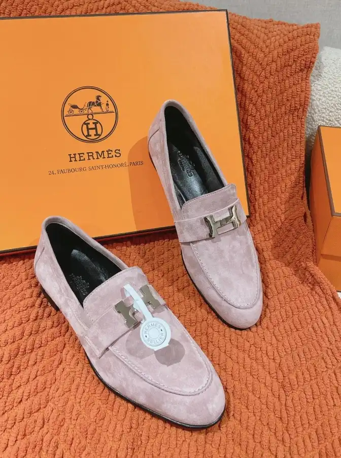 hype Hermes Leather Shoes