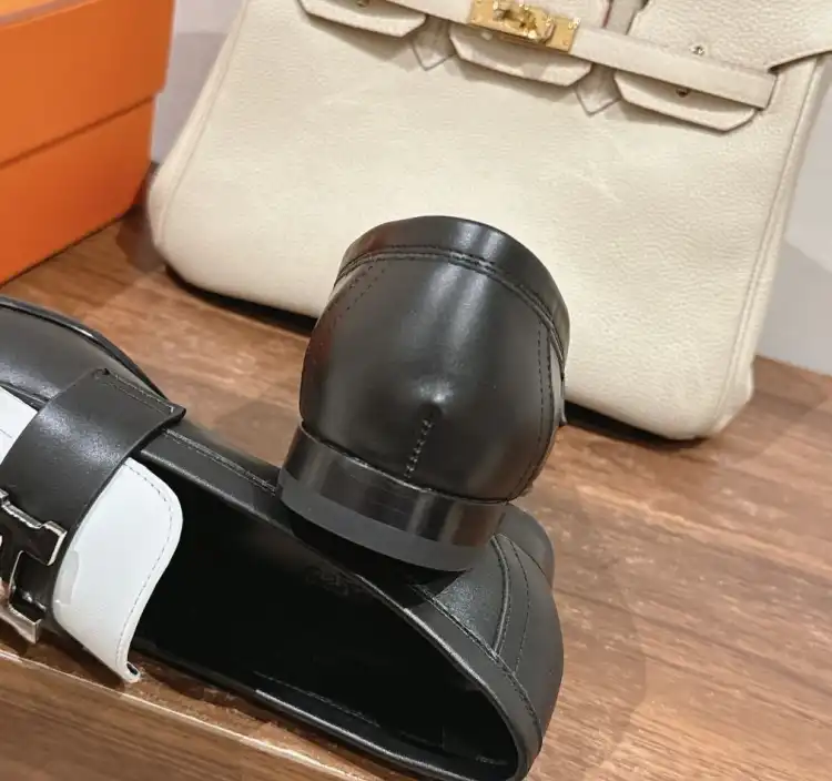 hype Hermes Leather Shoes