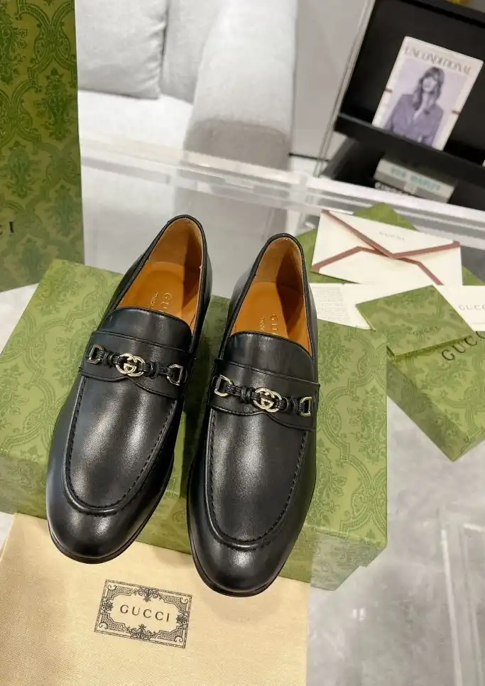 hype Gucci Leather Shoes