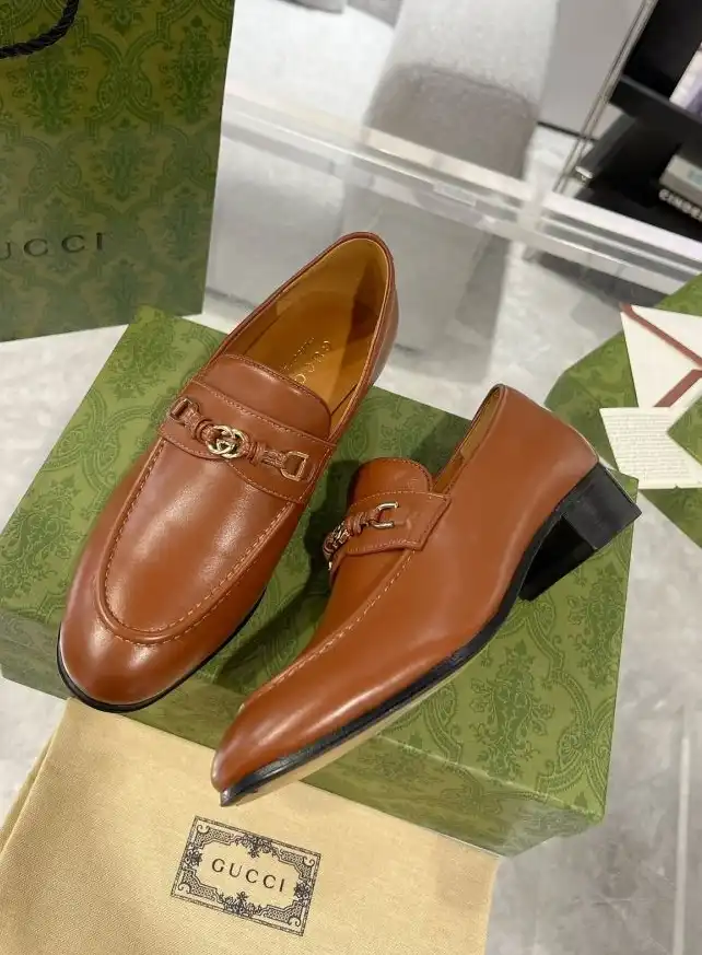 hype Gucci Leather Shoes