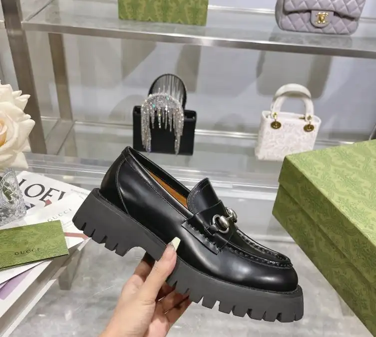 hype Gucci Leather Shoes