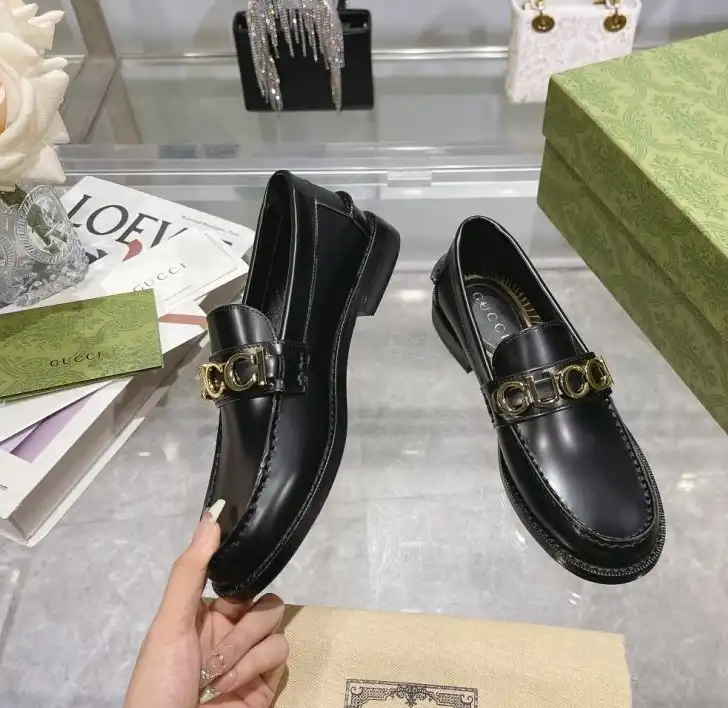 hype Gucci Leather Shoes