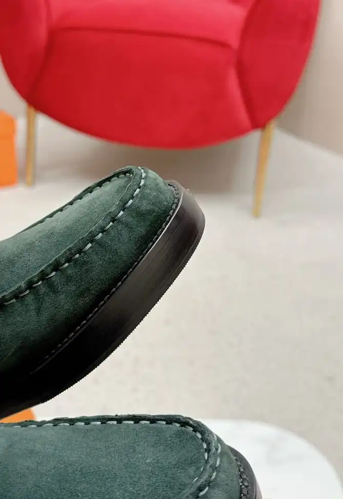 hype Hermes Leather Shoes