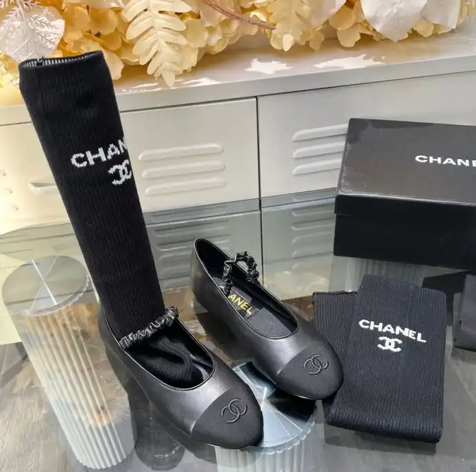 hype Chanel Flat Shoes