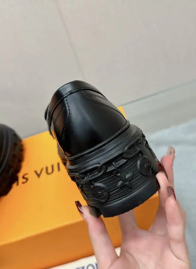 hype LV Leather Shoes