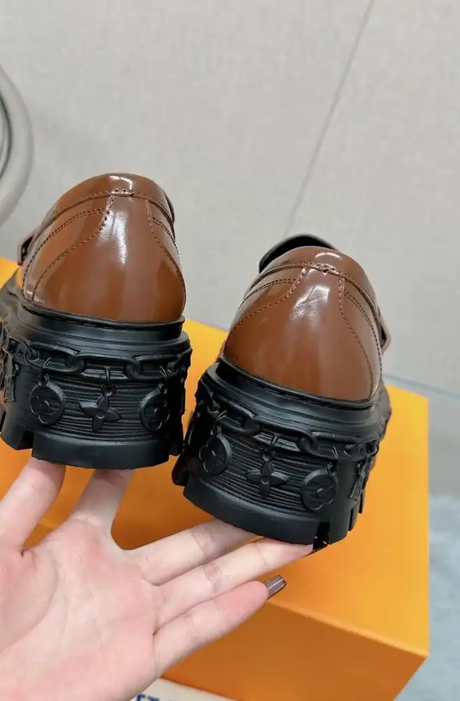 hype LV Leather Shoes