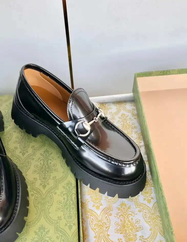 hype Gucci Leather Shoes