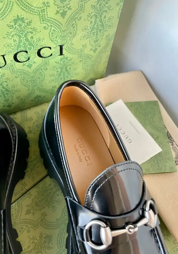 hype Gucci Leather Shoes