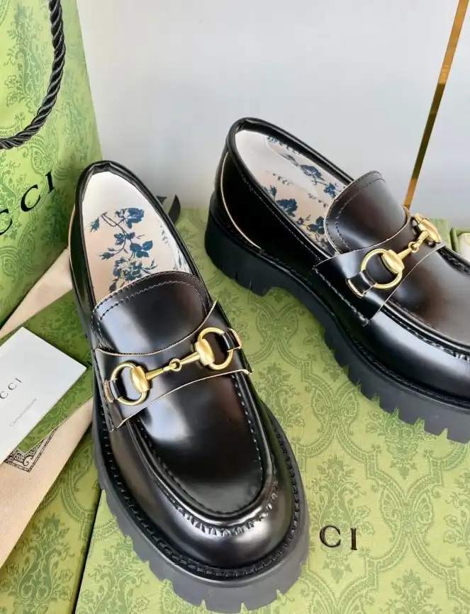 hype Gucci Leather Shoes