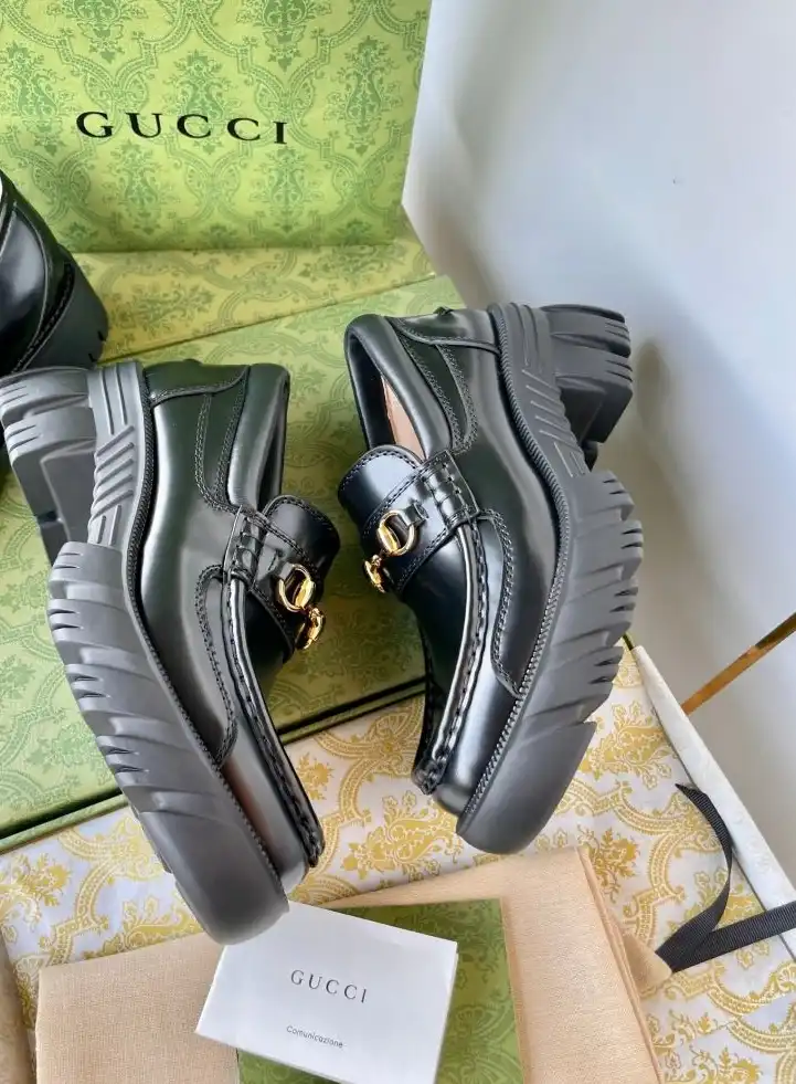 hype Gucci Leather Shoes