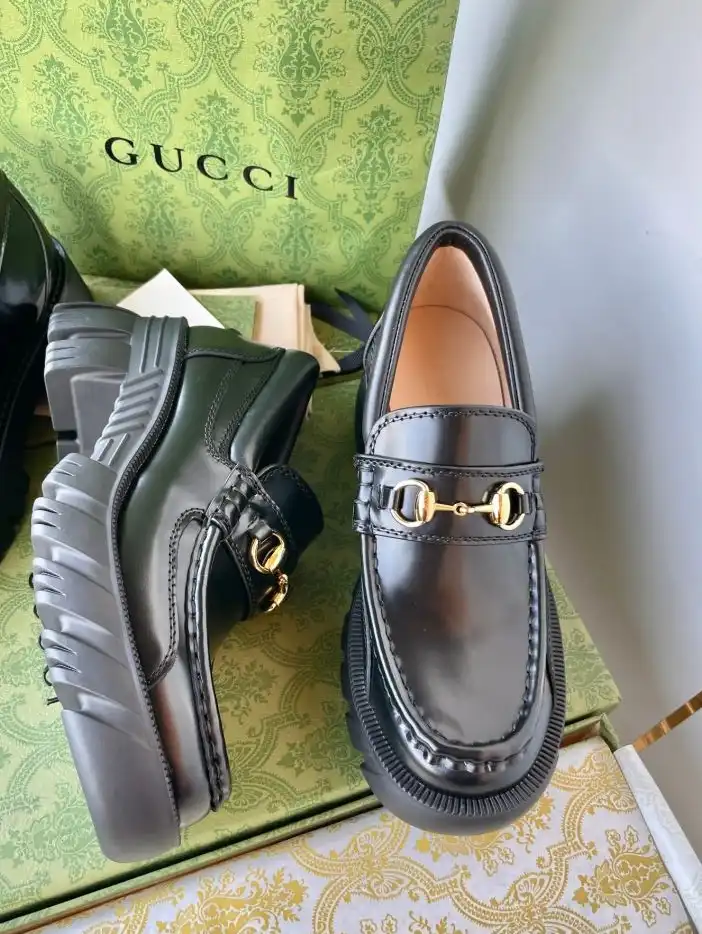 hype Gucci Leather Shoes