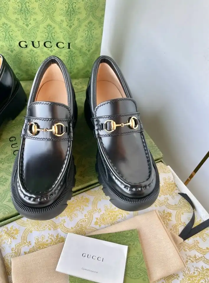 hype Gucci Leather Shoes