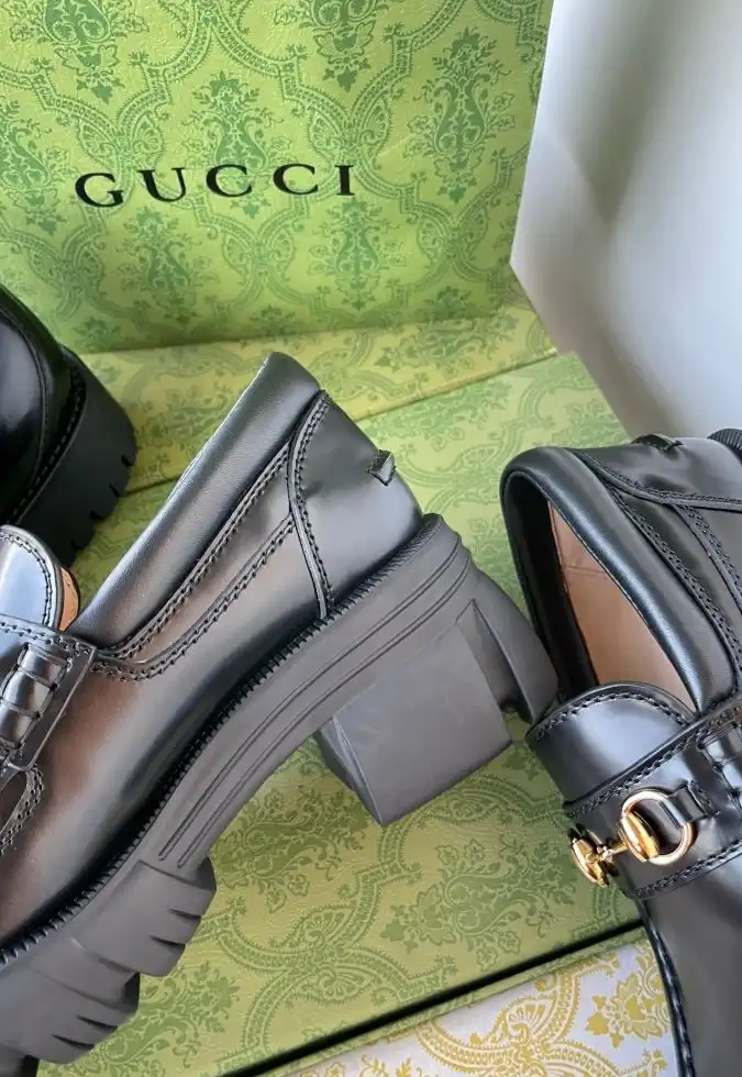 hype Gucci Leather Shoes