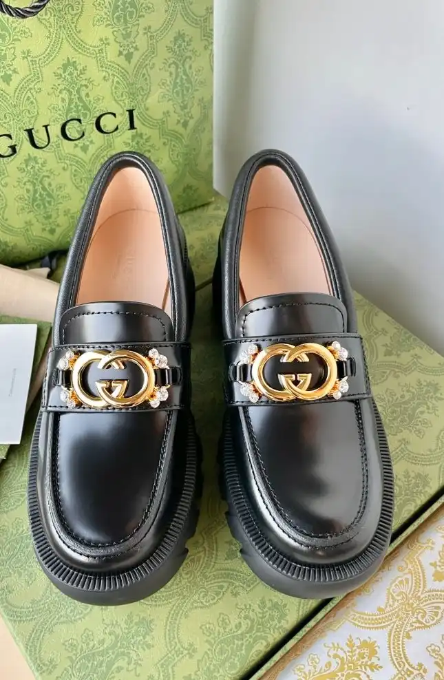 hype Gucci Leather Shoes