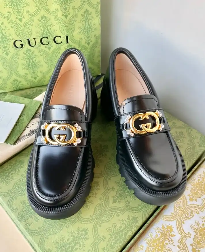 hype Gucci Leather Shoes