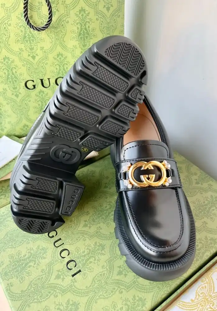 hype Gucci Leather Shoes