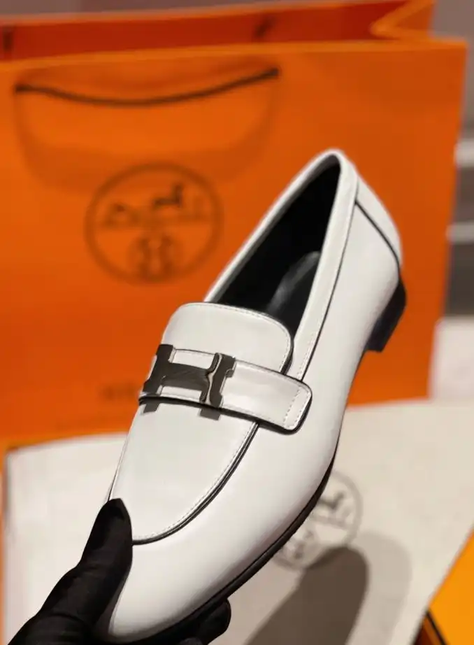 hype Hermes Leather Shoes