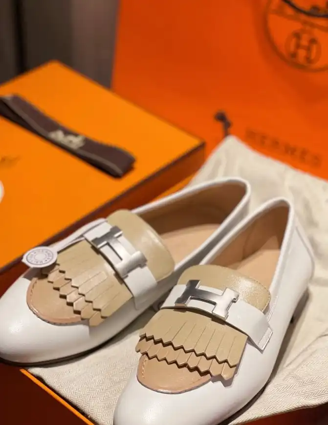 hype Hermes Leather Shoes