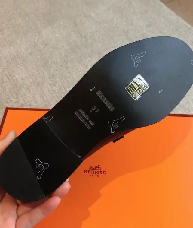 hype Hermes Leather Shoes