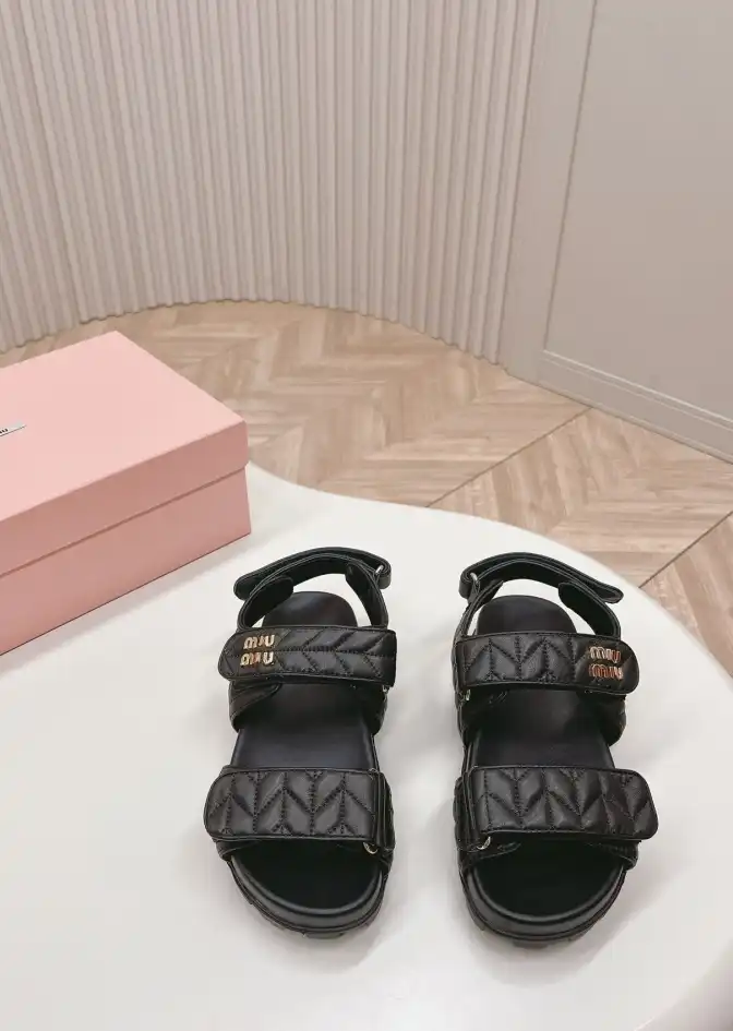 hype Miu Miu Sandals