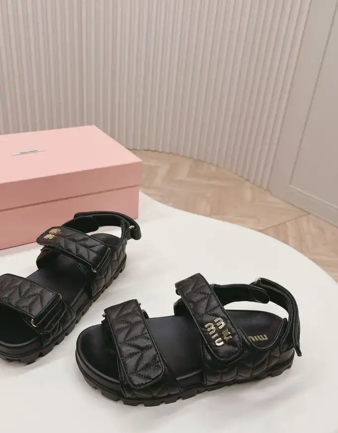 hype Miu Miu Sandals