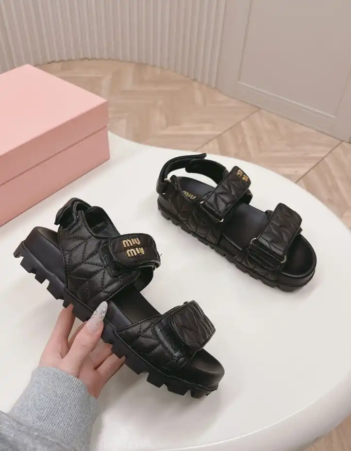 hype Miu Miu Sandals