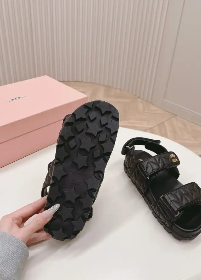 hype Miu Miu Sandals