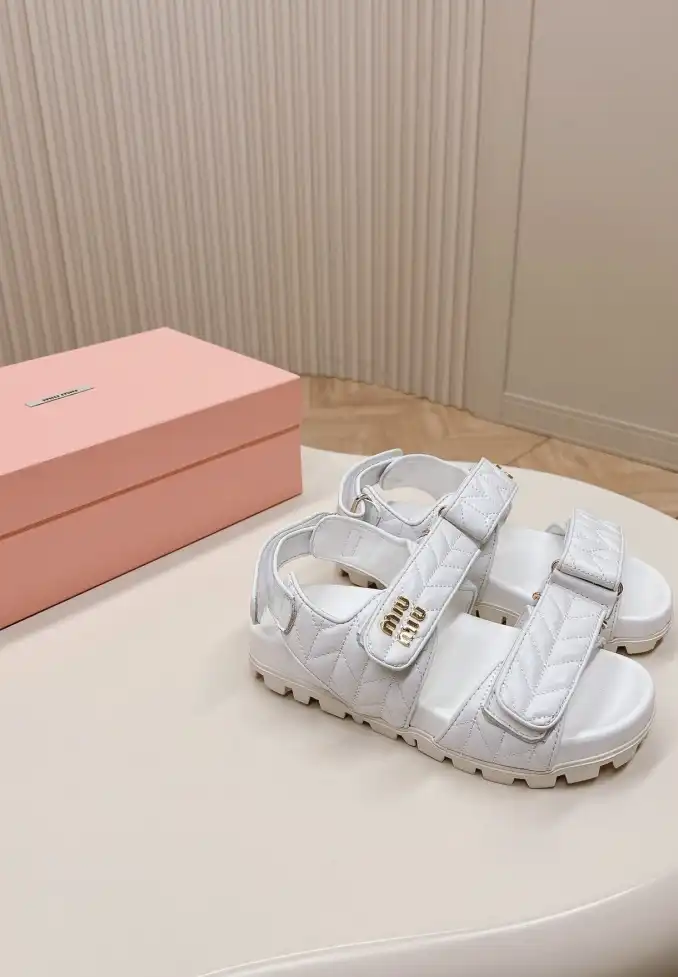 hype Miu Miu Sandals