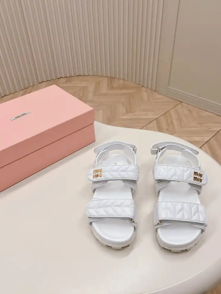 hype Miu Miu Sandals