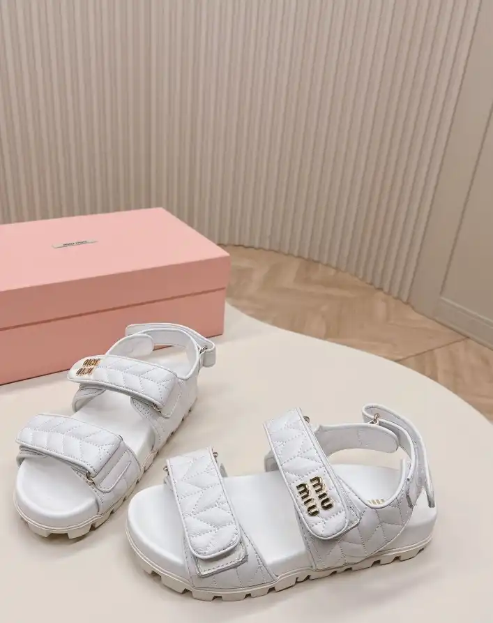 hype Miu Miu Sandals