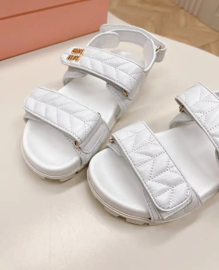 hype Miu Miu Sandals