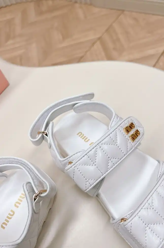 hype Miu Miu Sandals