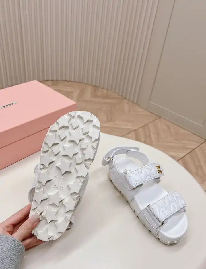 hype Miu Miu Sandals