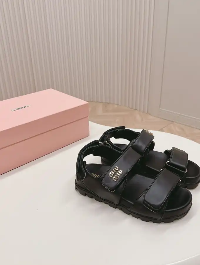 hype Miu Miu Sandals