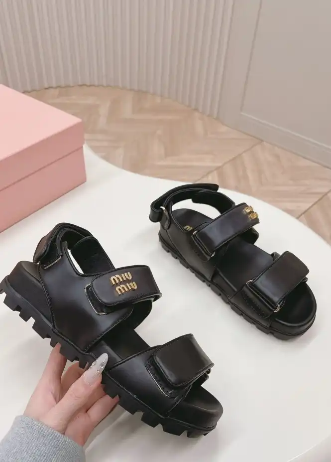 hype Miu Miu Sandals