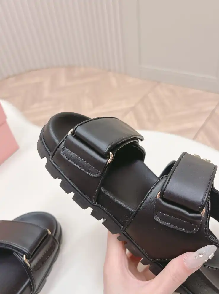 hype Miu Miu Sandals