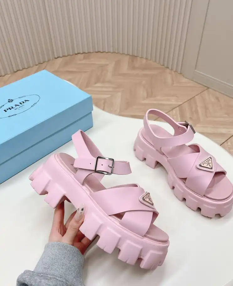 hype Prada Sandals