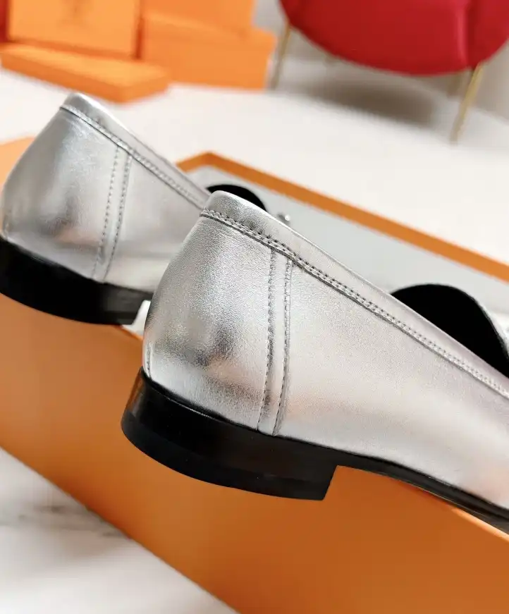 hype Hermes Leather Shoes